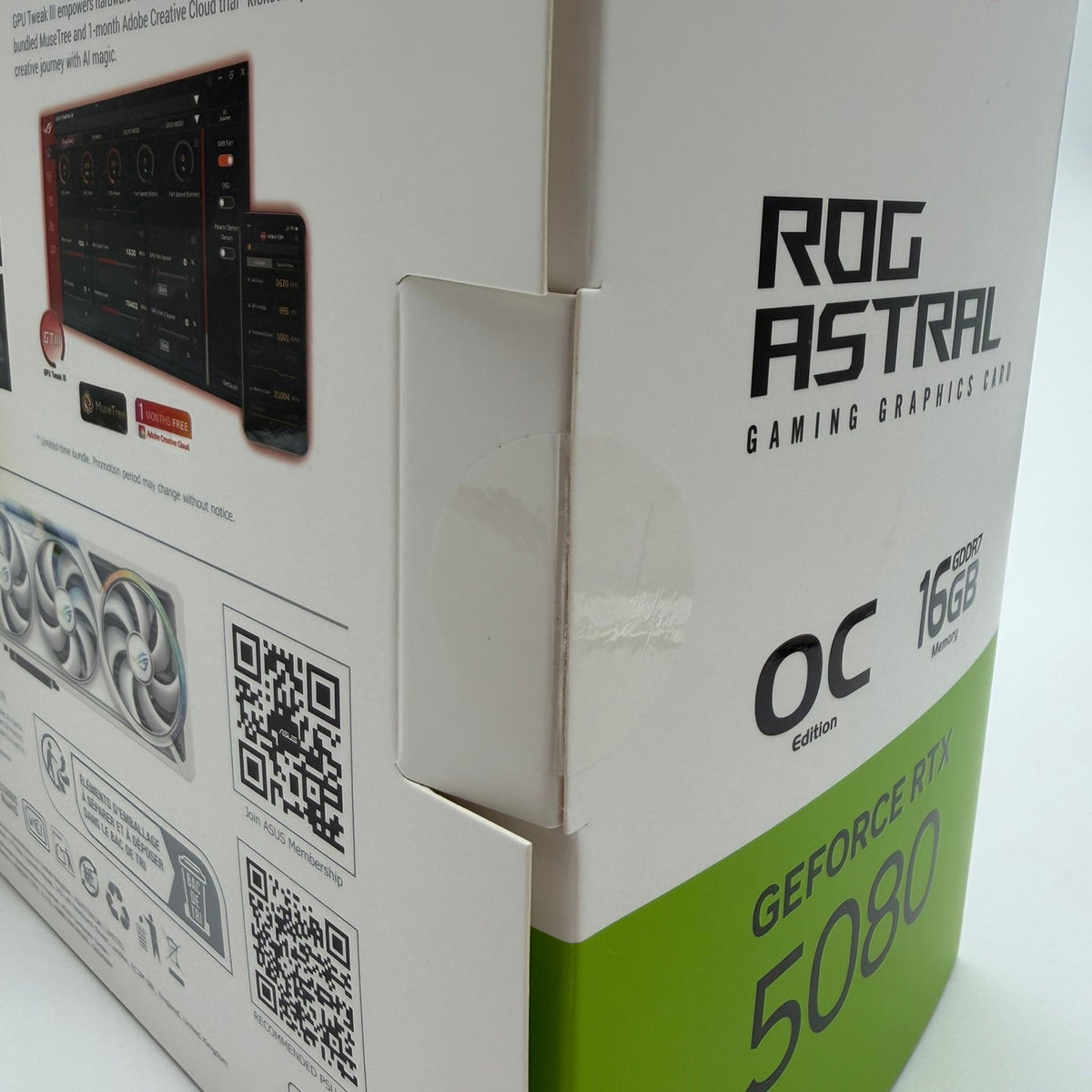 ASUS ROG Astral GeForce RTX 5080 OC White 16 GB GDDR7 – Neu & versiegelt