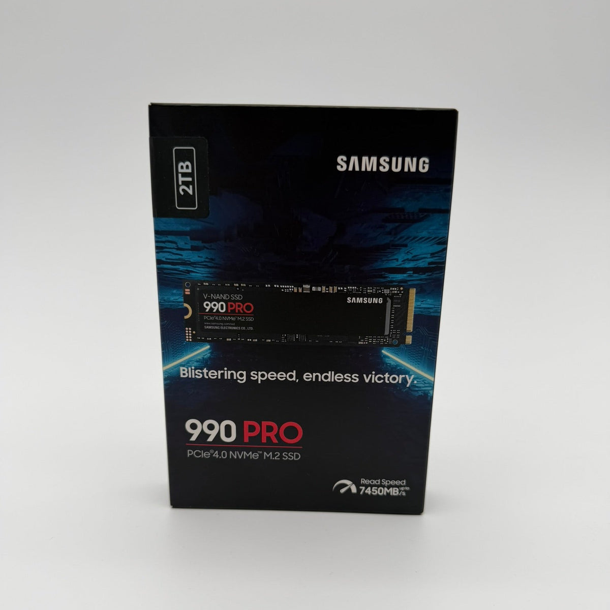 Samsung 990 PRO 2 TB SSD M.2 2280 PCIe 4.0 NVMe – bis 7.450 MB/s – Neu