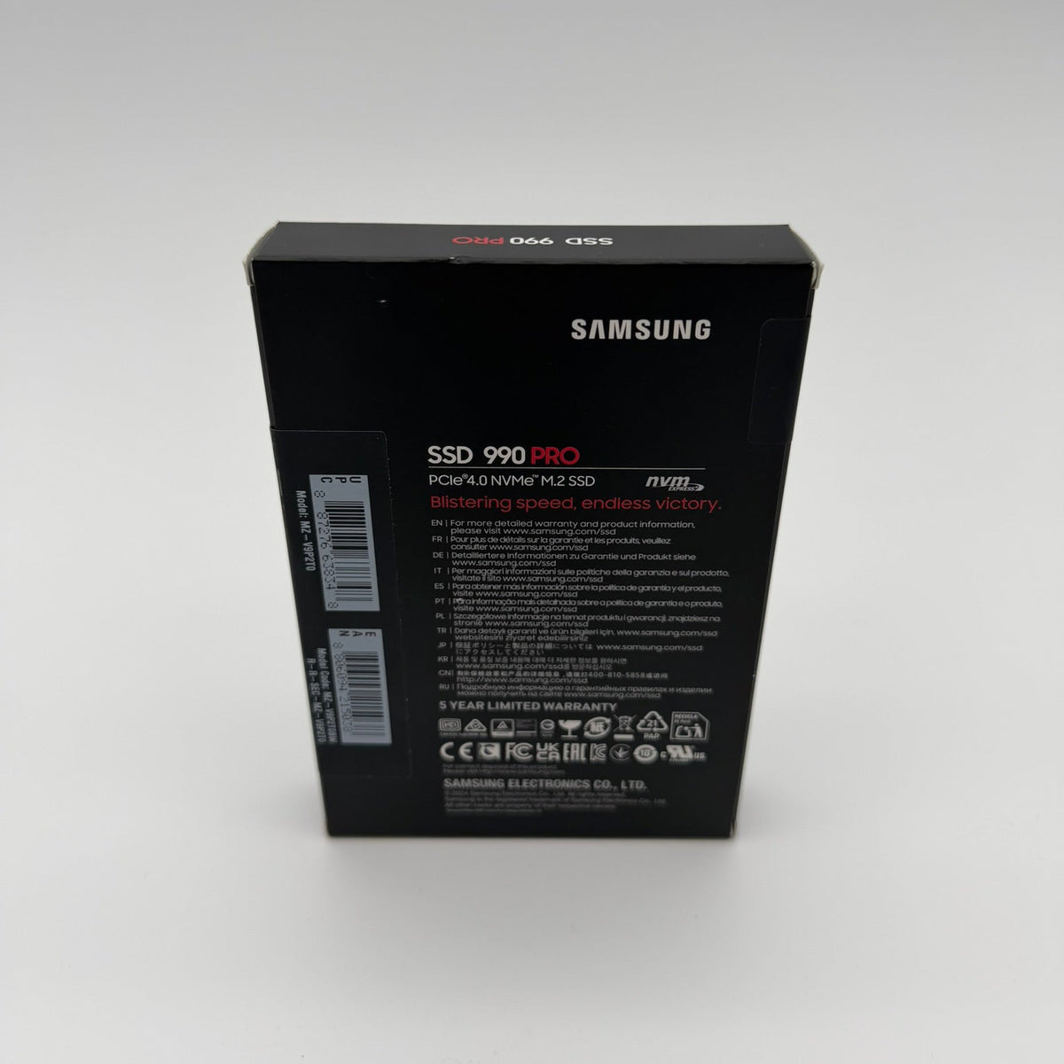 Samsung 990 PRO 2 TB SSD M.2 2280 PCIe 4.0 NVMe – bis 7.450 MB/s – Neu