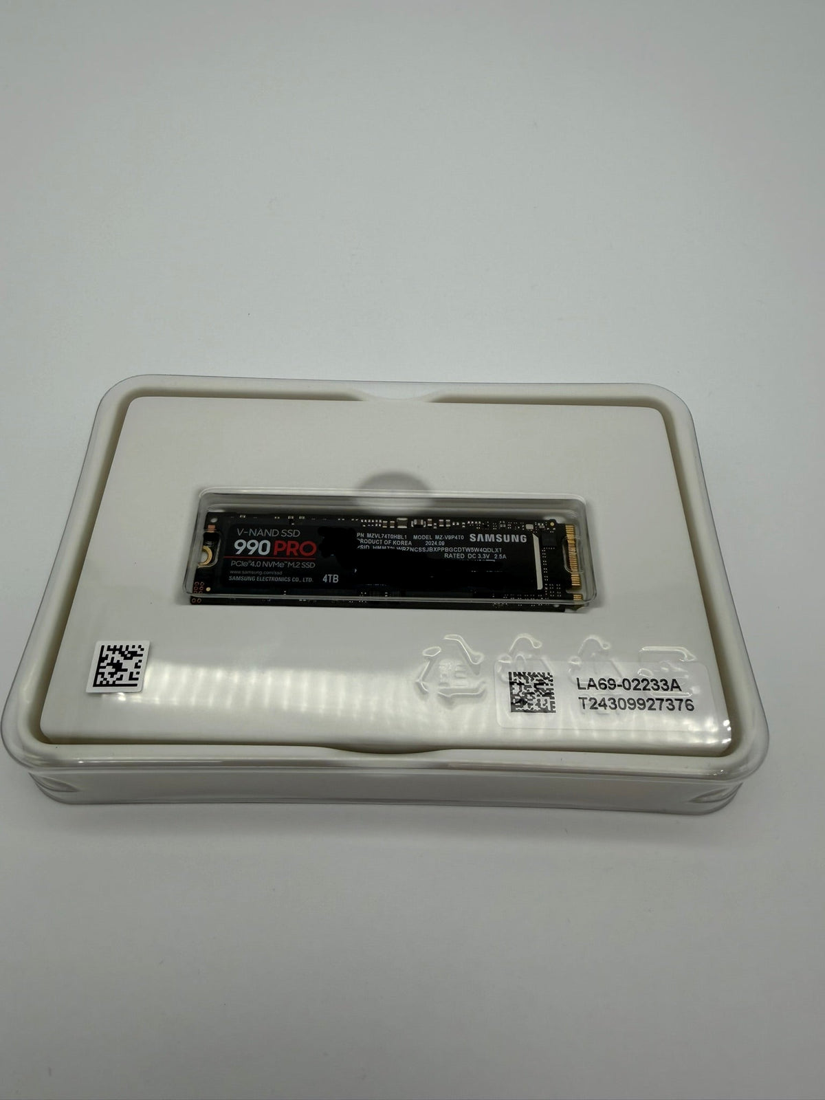 Samsung 990 PRO 4 TB SSD M.2 PCIe 4.0 NVMe – neuwertig – 2 Betriebsstunden – OVP