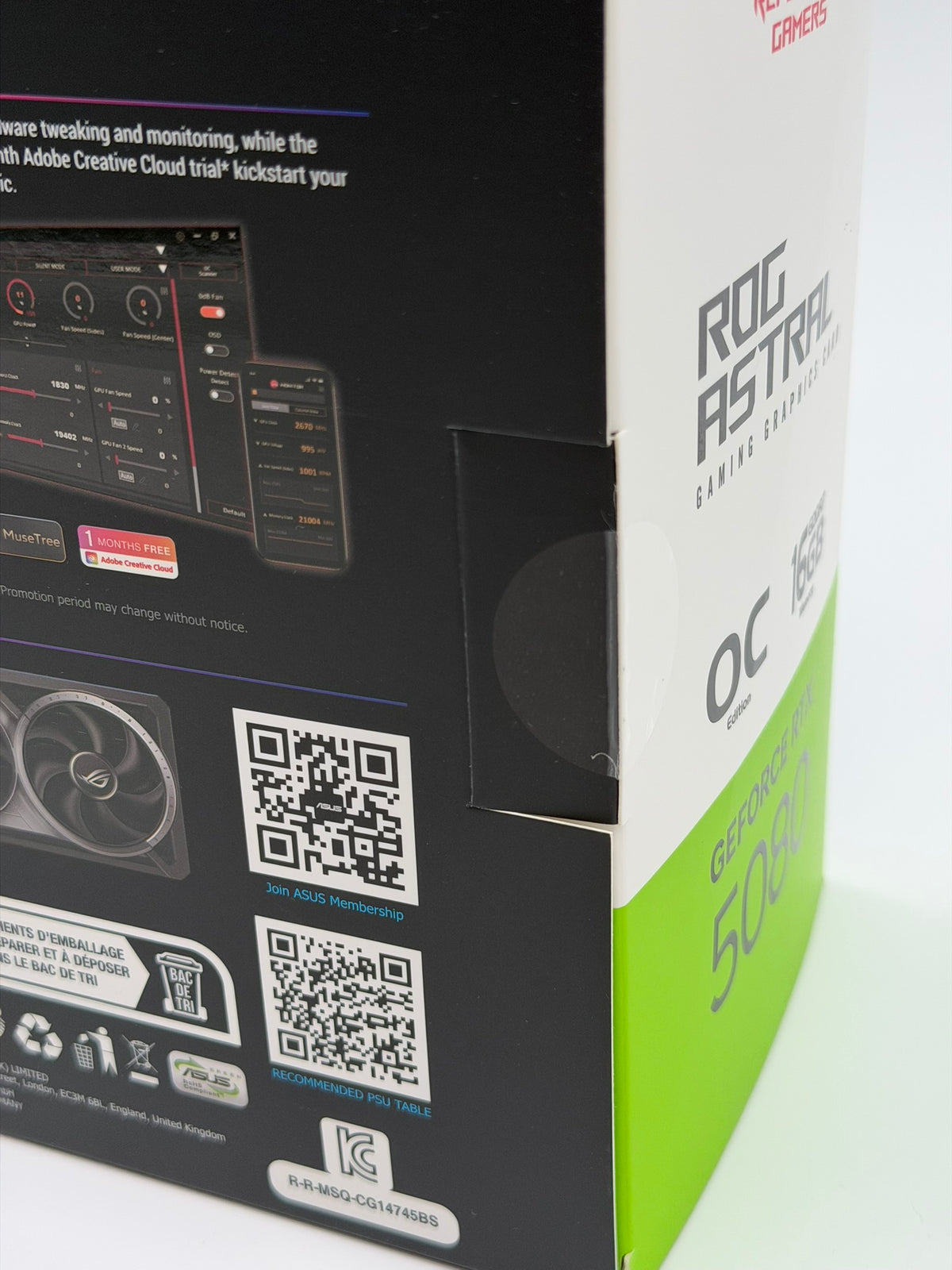 ASUS ROG Astral GeForce RTX 5080 OC 16 GB GDDR7 – Neu & versiegelt