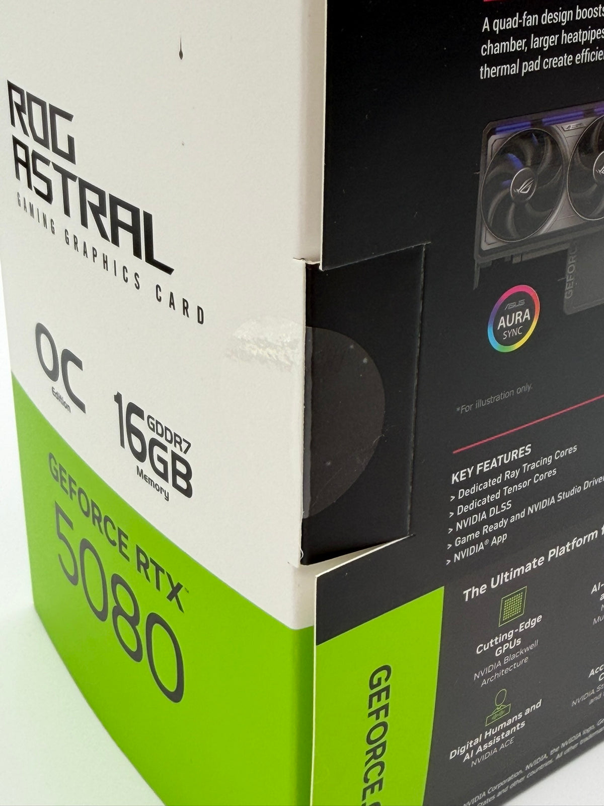 ASUS ROG Astral GeForce RTX 5080 OC 16 GB GDDR7 – Neu & versiegelt