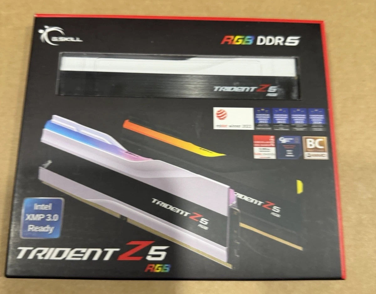 G.Skill Trident Z5 RGB 32 GB (2×16 GB) DDR5-6000 CL28 Weiß – mit OVP