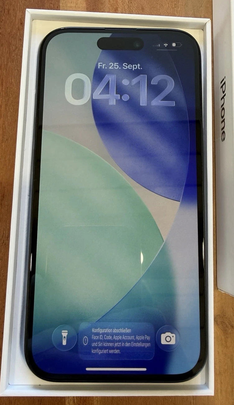 Apple iPhone 15 128 GB Schwarz – mit Originalverpackung